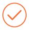 Check mark LEAD IT Orange icon
