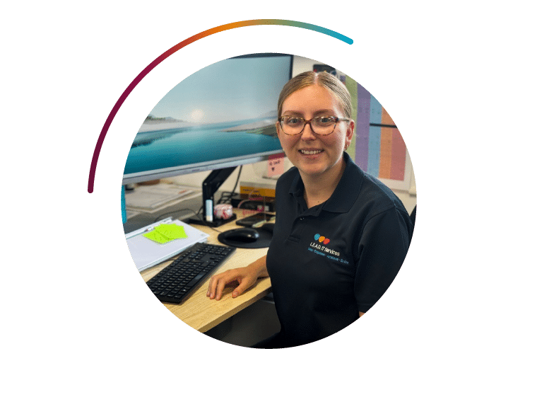 LEAD IT Services support staff – Emma – Former apprentice – woman – smiling