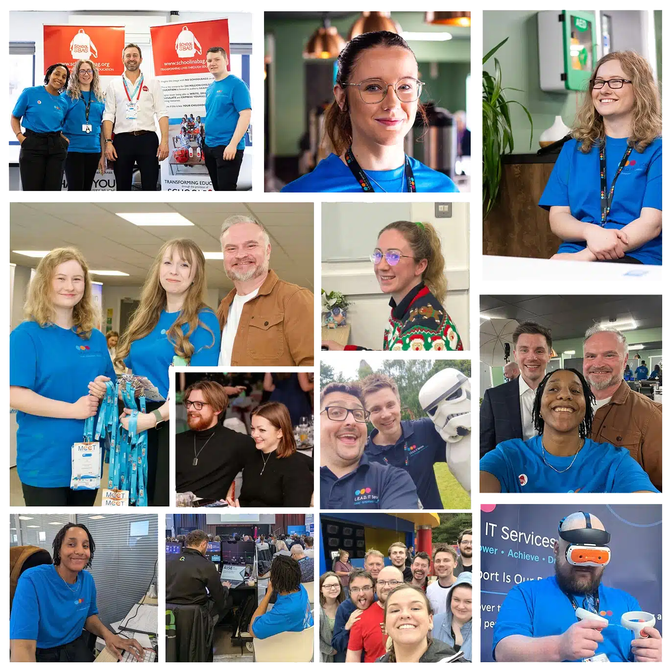 LEAD IT Services staff montage