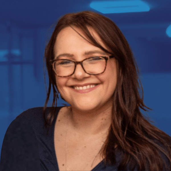 Marie Carmon – Blue Background