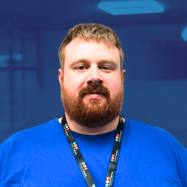 Stephen Martin – Blue Background