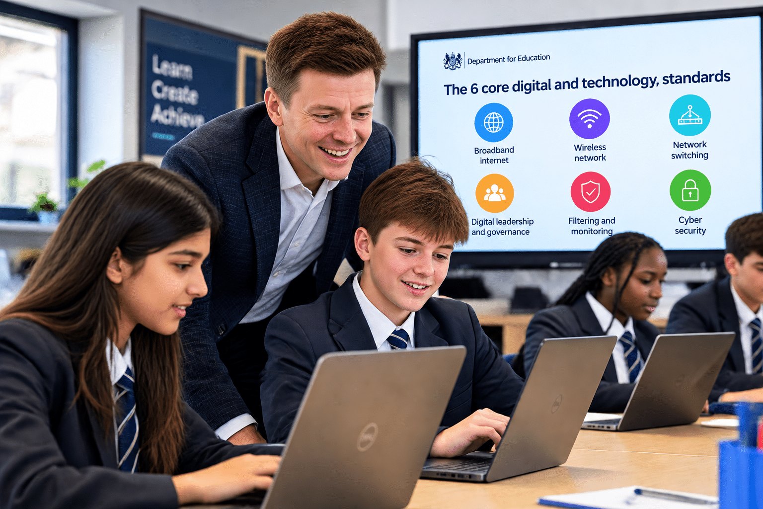 DFE 6 Core digital standards classroom