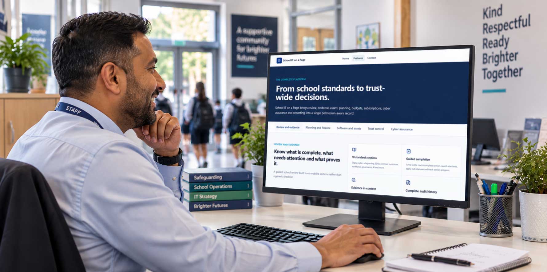 School IT on a Page app from LEAD IT Services